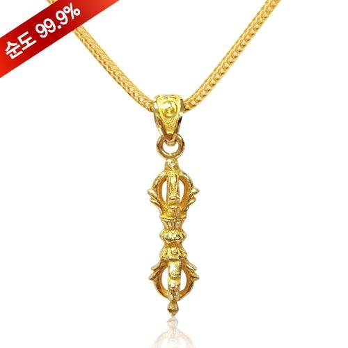 혼골드모아 골드모아 24K 순금 불교 금강저 목걸이 11.25g 8350