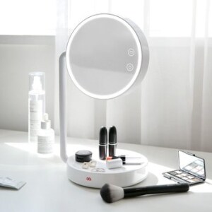 오아 블링 LED 조명 화장 탁상 화장대<b>거울</b> 책상<b>거울</b> 무드등 스탠드 메이크업 여자친구 선물