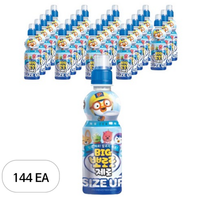 팔도 빅 뽀로로 제로 밀크맛 360ml (144개)_이미지