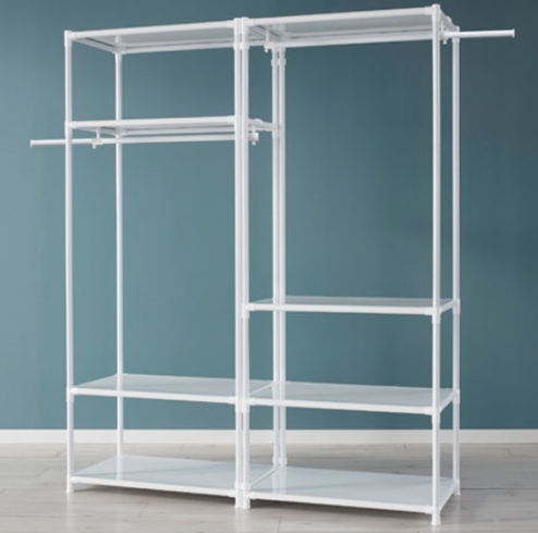 왕자행거 유닛2 5단선반 드레스룸행거 961_이미지