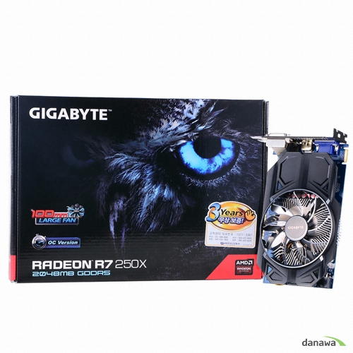 GIGABYTE �󵥿� R7 250X UD2 D5 2GB WING-100