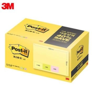 셀러허브 3M 노트 대용량팩 657 15A 포스트잇 S7530287_이미지