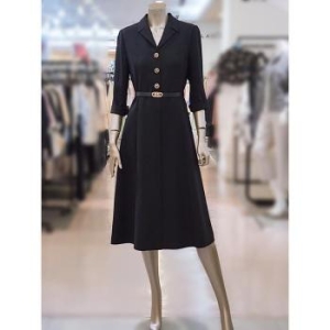 미니멈 세이브존03 카라 심플 플레러 원피스 AGMYCGWO7070A