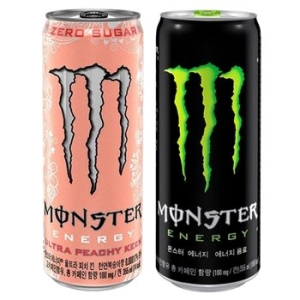 몬스터 에너지 그린 + 피치 킨 355ml