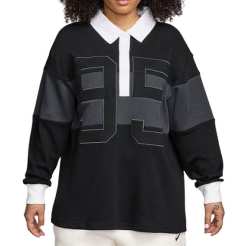 나이키 긴팔 그래픽 폴로 탑 HV4034-010 (공식판매처)_이미지