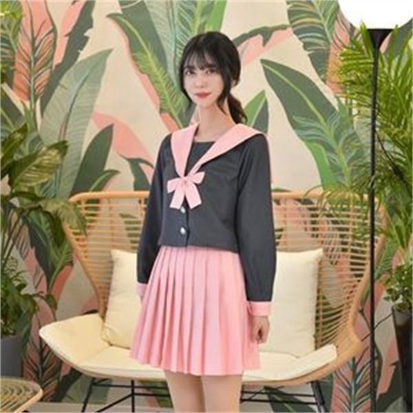 오노마 ONM 네이비앤핑크 러블리 세라복 세트 긴팔 7987072_이미지