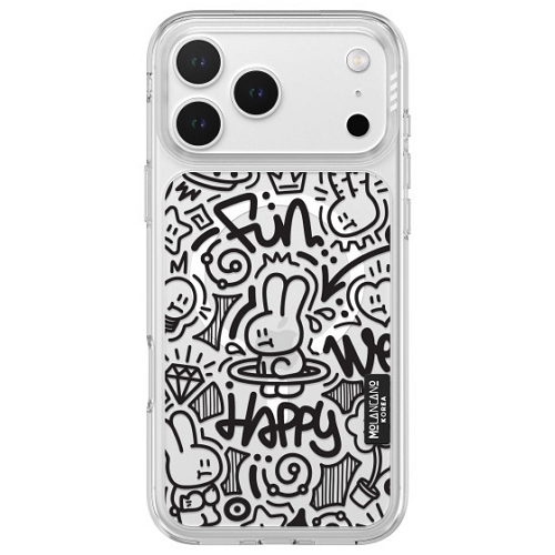 모란카노코리아 아이폰17 라인아트 크리스탈 맥세이프 디자인 케이스_이미지