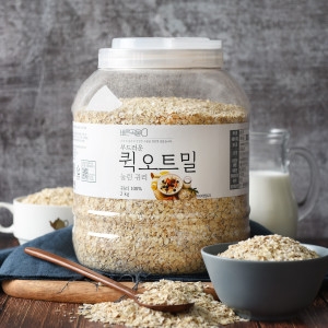 두보식품 바른곡물 부드러운 퀵오트밀 (2kg,1개)_이미지