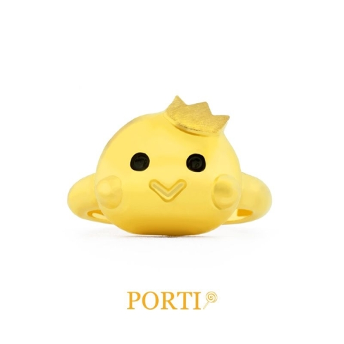 뽀르띠 뱀띠 뱀 왕관 돌반지 1g (1개)