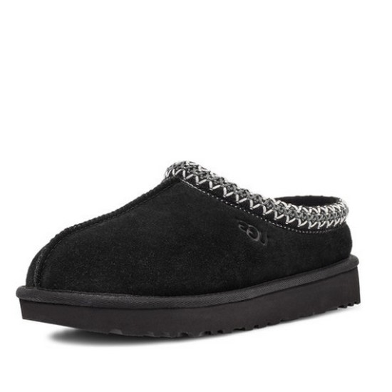 UGG 시그니처 스웨이드 타스만 슬리퍼 (BLK, 블랙)_이미지