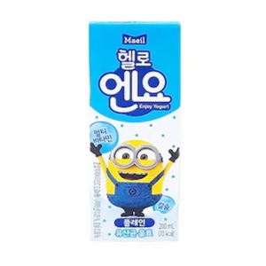 매일유업 헬로엔요 유산균 음료 플레인 200ml (120개)_이미지