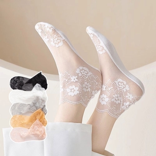 오너클랜 얇은 봄여름 레이스 양말 WFJ2ESV_260227 582943_WFJ2ESV_260227_이미지