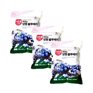 이츠웰 맛있는 냉동 블루베리 1kg (3개)_이미지