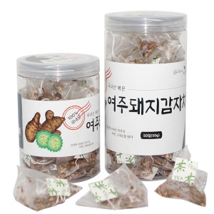 지구마을 국내산 삼각티백 전통차 여주돼지감자차 티백차 50개입_이미지