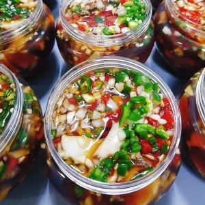 팔팔씨푸드 순살 매콤 간장 전복장 500g 껍데기 이빨 제거_이미지