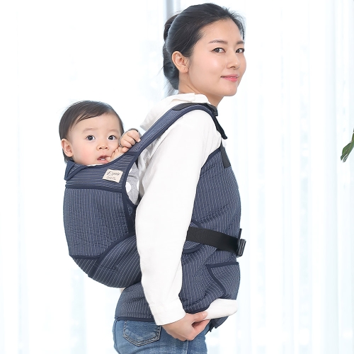 에스쁘와르 뉴스마트 망사 포대기 네이비_이미지
