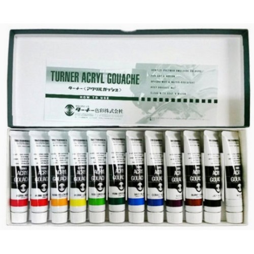 Turner 아크릴 과슈 물감 20ml (12색)_이미지