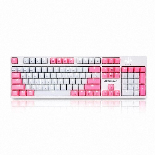 세컨드찬스 GEEKSTAR GK801-2 프리미엄 카일 광축 크리스탈 키캡 완전방수 (클릭)