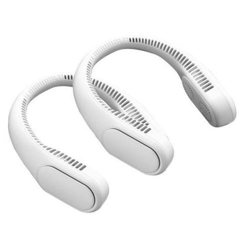 JISULIFE 2세대 넥밴드 선풍기 FA12R (해외구매, 2개)_이미지