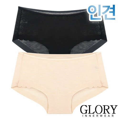 글로리 90~100/자카드 인견 누디사각팬티1종 GLP1363_이미지