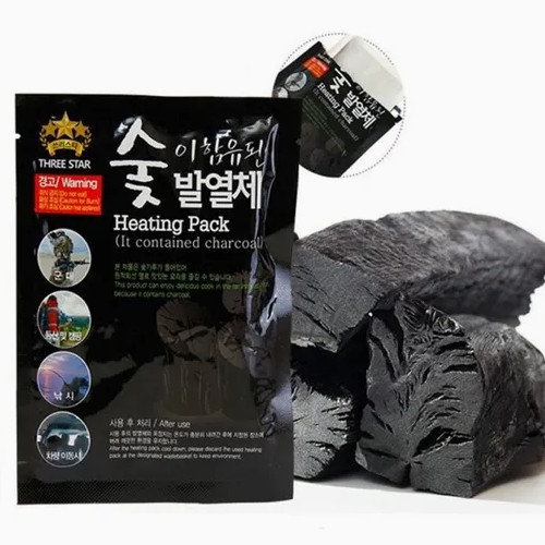 쓰리스타 K-911 숯이 함유된 발열팩 80g (5개)
