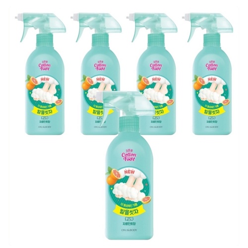 온더바디 발을씻자 코튼 풋샴푸 자몽민트향 510ml (5개)_이미지