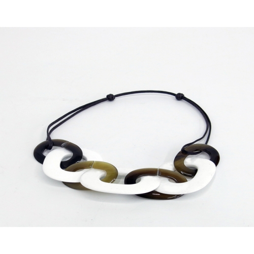 에르메스 고이비토 카람바 호른 목걸이 미사용 K3718H