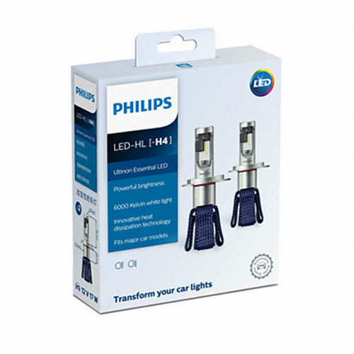 필립스 얼티논 에센셜 LED 전조등 (H4, 17W)_이미지
