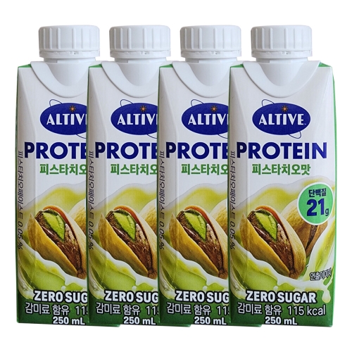 CJ제일제당 얼티브 프로틴 피스타치오맛 250ml (4개)_이미지
