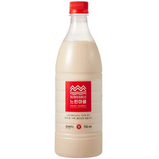 배상면주가(포천LB) 느린마을 막걸리 한번더 750ml (3개)