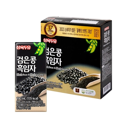 삼육식품 검은콩 흑임자 두유 190ml
