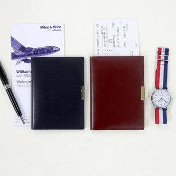 오롬 여권케이스 메탈포인트