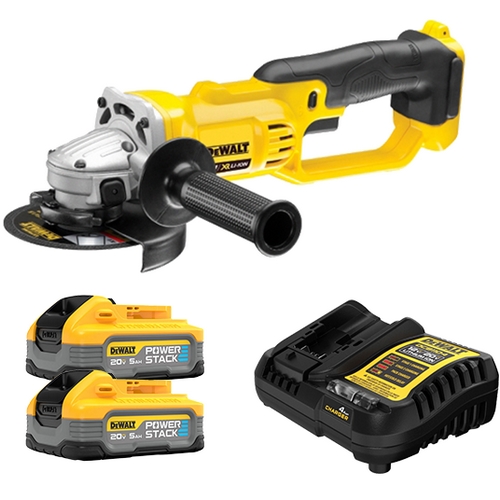 디월트 DCG412 (파워스택 5.0Ah, 배터리 2개)_이미지