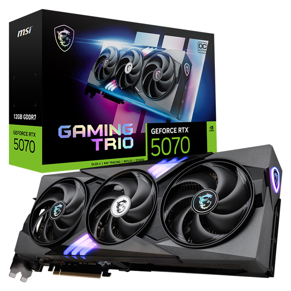 MSI 지포스 RTX 5070 게이밍 트리오 OC D7 12GB 트라이프로져4 (중고)