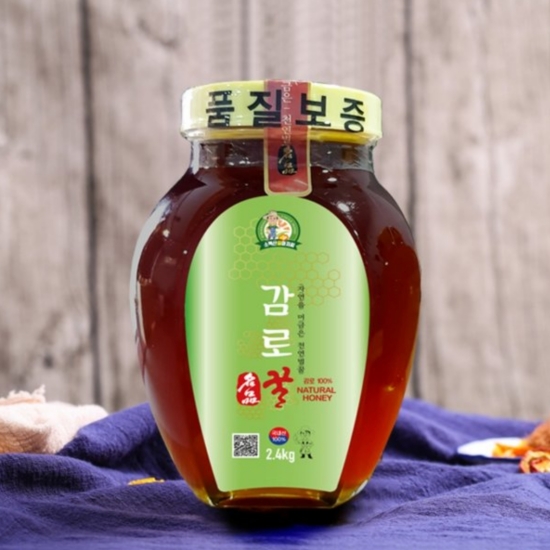 소백산꿀아저씨 천연 감로 벌꿀 2.4kg (1개)_이미지