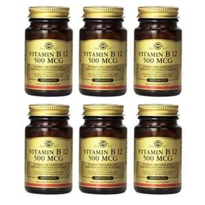 솔가 비타민 B12 500mcg 100캡슐 (6개)_이미지