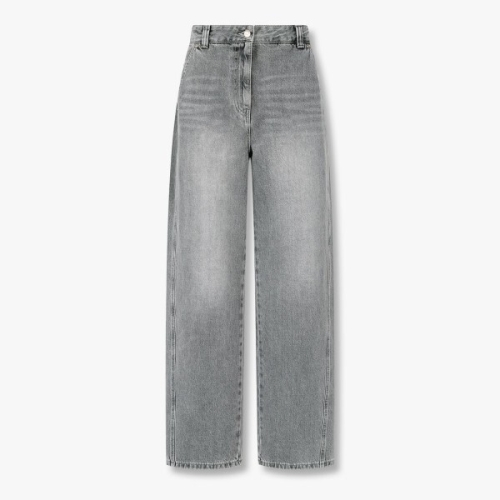 신세계인터내셔날 보브 로고 패치 커브드 와이드 팬츠 7116155107