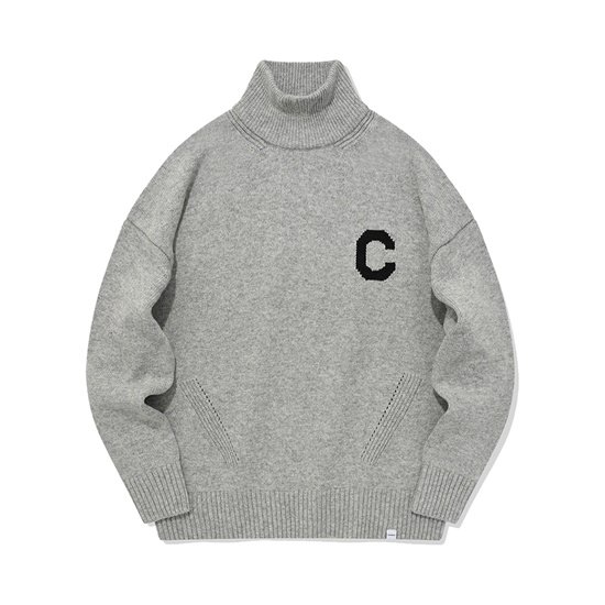 C 로고 터틀넥 니트 CO2303KT12