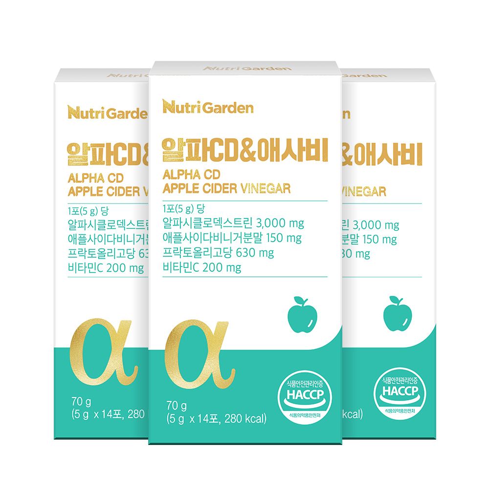  뉴트리가든 알파CD&애사비 14포 [3개]