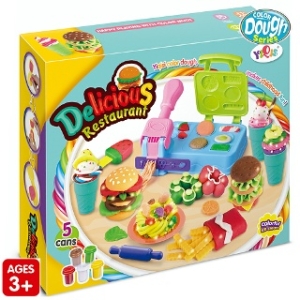 플레이그라운드 하늘썬별 딜리셔스 햄버거 패스트푸드 도우 점토놀이 yiqis68185_이미지