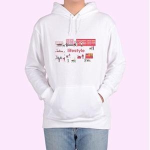 셀러허브 패션 JHQOS438_4B 후드티 소확행 힐링 커플티 A4_이미지