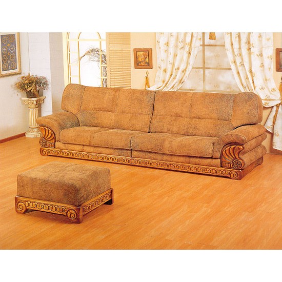 그라티아 소바리 누박 가죽소파 (4인용+스툴)_이미지