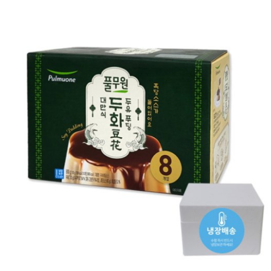 풀무원 대만식 두유푸딩 두화 8개입 800g (2개)
