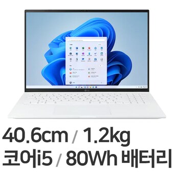 LG전자 <b>2022</b> <b>그램</b><b>16</b>(12세대) <b>16</b>Z90Q-GA56K