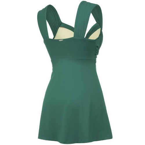 레노마수영복 여성 드레이프 치마 원피스수영복 그린 RN-LS2C902-DN_이미지