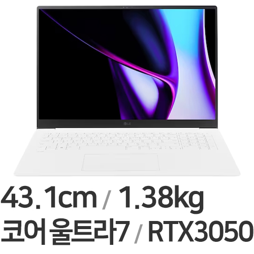 LG전자 2024 그램 프로17 17Z90SP-ED79K (SSD 256GB)