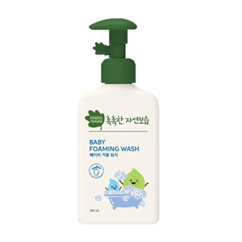 그린핑거 촉촉한 자연보습 베이비 거품 워시 320ml (2개)_이미지