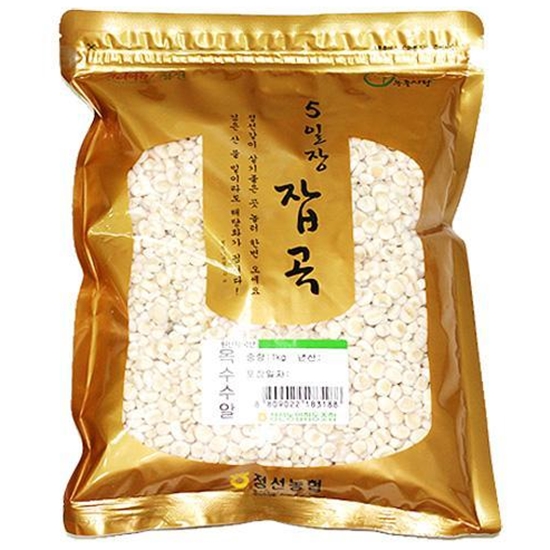  정선농협 5일장 잡곡 옥수수알 1kg [1개]