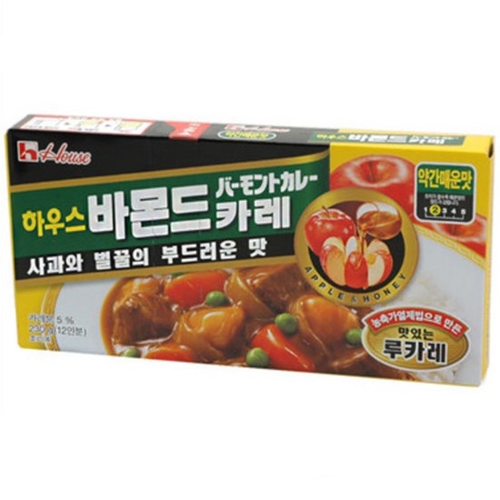 하우스식품 하우스 바몬드카레 약간매운맛 230g (3개)_이미지