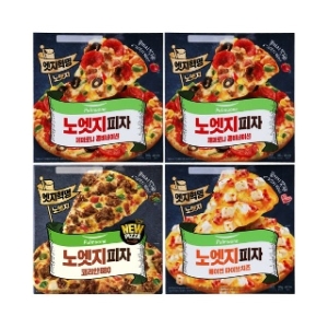 노엣지피자4판 코리안 BBQ1+치즈2+콤비1 신속하고 빠르게 항상 노력하겠습니다